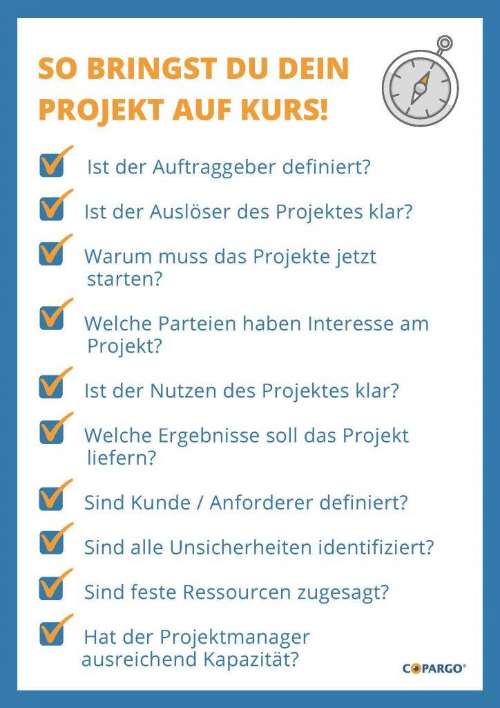 Checkliste - Wie starte ich ein Projekt?