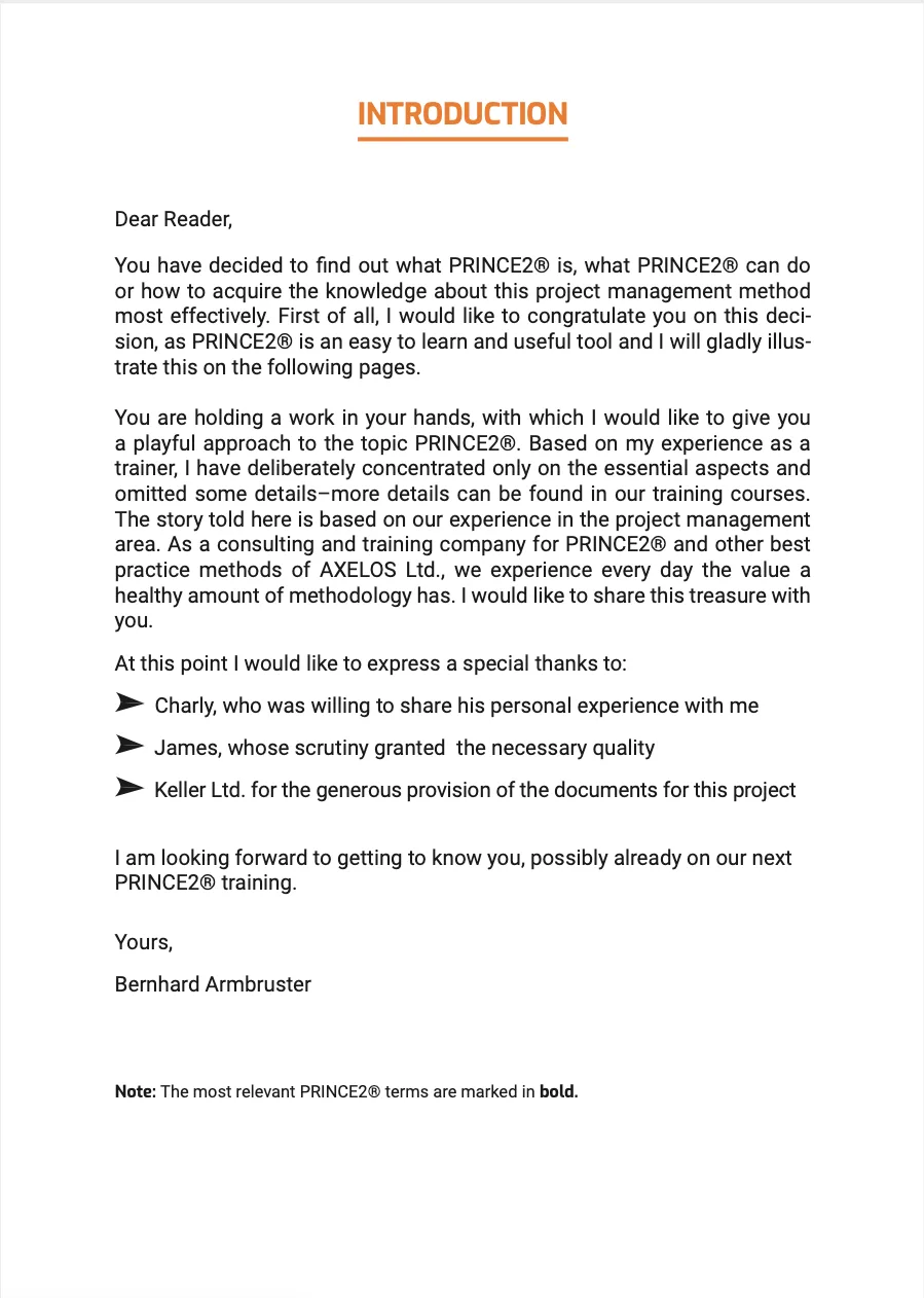 The Emerald Project - A Project Manager on a journey through his first PRINCE2®-Project – Bild 2