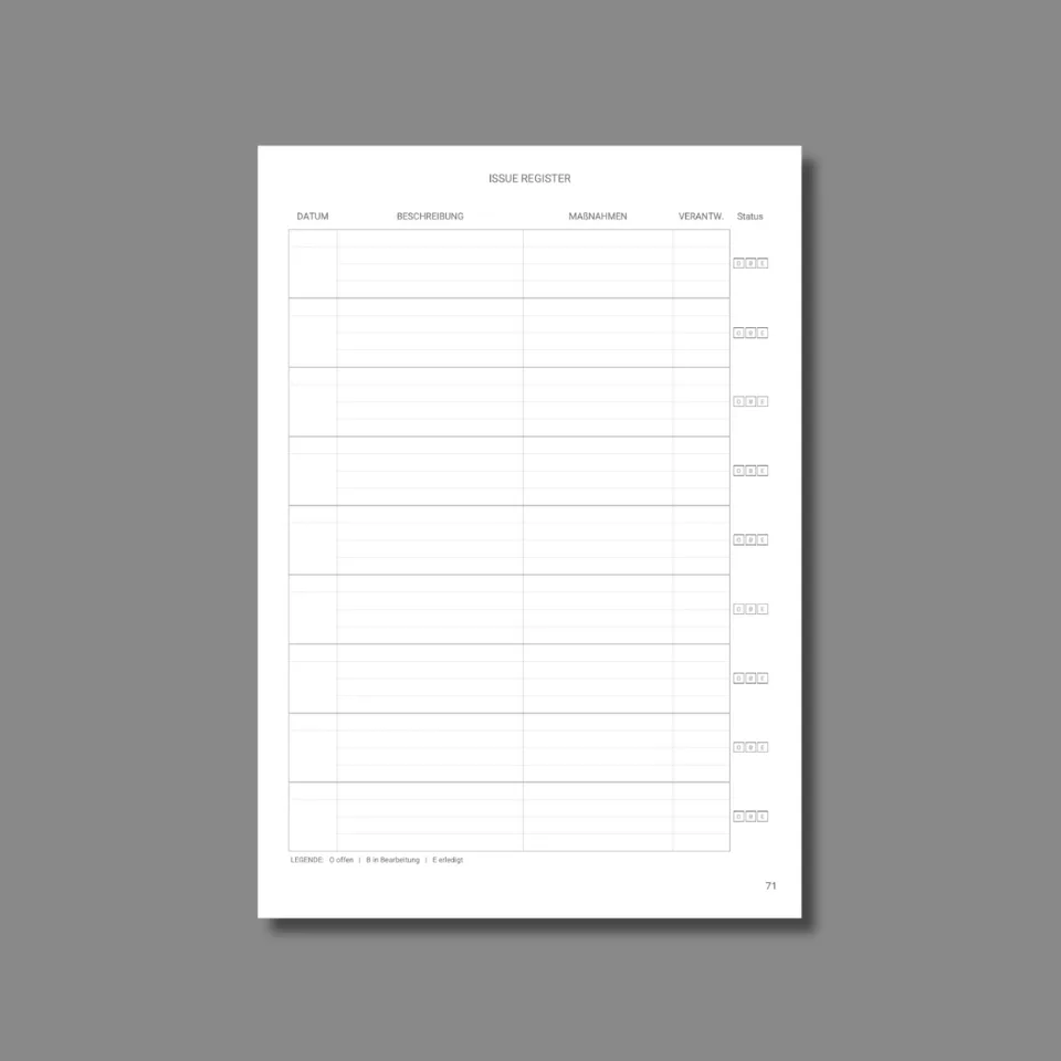 Project Log
