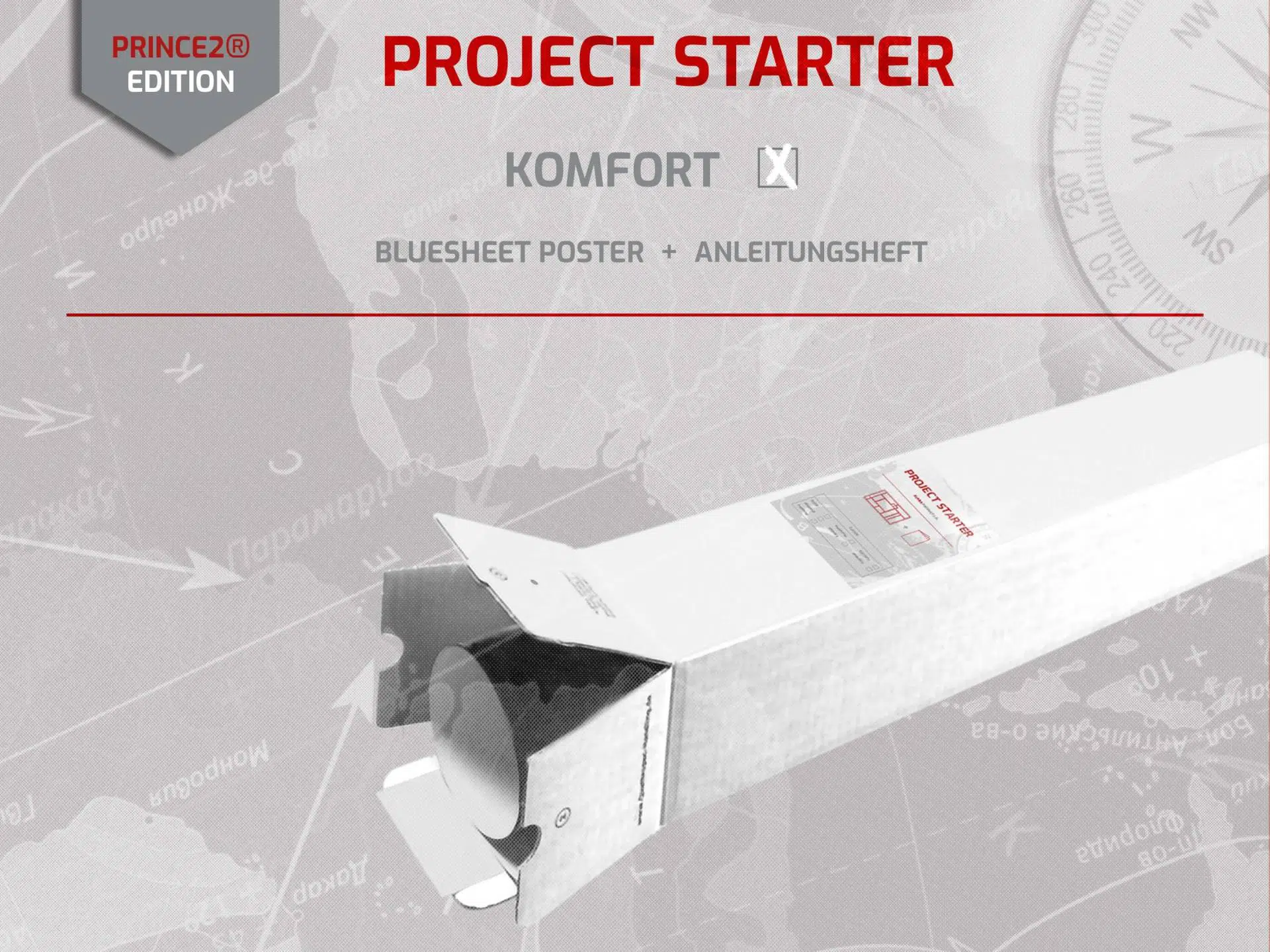 Project Starter PRINCE2 - Komfort-Edition (Bluesheet Poster + Anleitungsheft, gerollt) – Bild 2