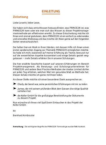 Grünes Gold - Ein Projektmanager auf der Reise durch sein erstes PRINCE2® Projekt – Bild 5